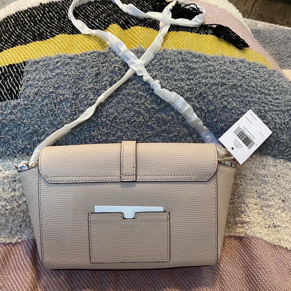 NEW Kate Spade Beige Pink & Gold Emmie Crossbody Designer Bag BarbieCore - Picture 7 of 8